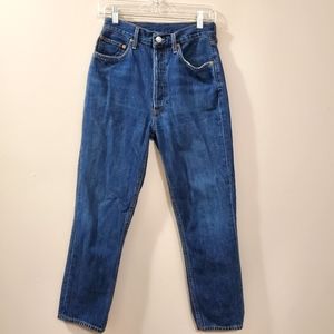Agolde Riley high waisted button-fly jeans - Size 28